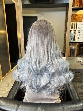 ラピス 横浜(Lapis) ホワイトシルバーシールエクステハイライトブリーチカラー