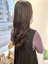 ジプソ(Gypso Hair salon)&nbsp;【 ラベンダーベージュ × ロングレイヤー 】