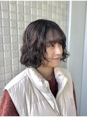 ボブ／横浜パーマ／くせ毛風パーマ／ボブパーマ
