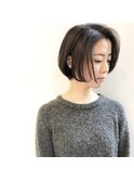 シースルーボブ