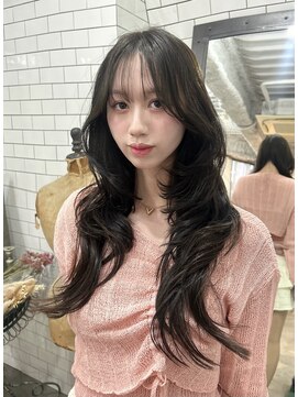 レガーレ(Legare) 【広島韓国ヘア】ハッシュカット×透明感グレーブラックカラー