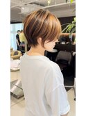 30代/40代/50代/絶壁解消/白髪ぼかし/大人小顔ショート【井川】