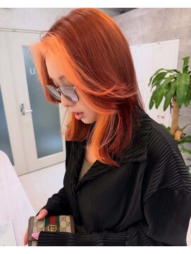 ライフ 星田店(Lyfe) フェイスフレーミングアプリコットオレンジ_くびれヘア_N