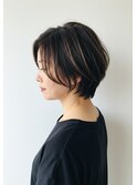 ３０代４０代酸性ストレート髪質改善縮毛矯ナチュラルショート
