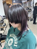 エメヘアデザイン ルイス(Aimer Hair Design Lewis)&nbsp;ロングマッシュウルフ/ストレートパーマ/弘前市