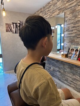 あずママの床屋さん 朝茶 ツーブロック