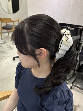 リュンヌ(Lune) かわいい顔周りカット/ラベンダーブラウン/美髪/モテ髪/YU146