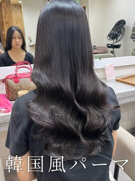 アミー 銀座(Ammy) #韓国風パーマ #コテ巻き風パーマ #ロングパーマ #パーマ