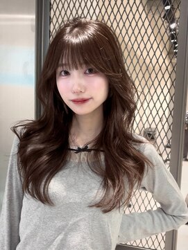 ロンドウル 熊本(Lond ulu) ミディアムヘア/暗めカラー/デザインカラー/韓国ヘア/髪質改善