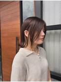 ボブ×インナーカラー