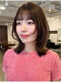 大人ボブ切りっぱなしボブレイヤーボブ外ハネボブ くびれボブ
