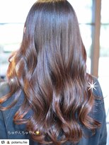 ポタム 東中野(potamu)&nbsp;ロングヘアのツヤツヤカラー！