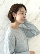 カバーヘア ブリス 戸田公園西口店(COVER HAIR bliss)&nbsp;ショートボブ/ココアブラウン透明感カラーブリーチなしp戸田公園