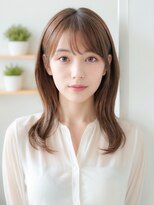 アブルトゥーヘアー(able to hair)&nbsp;スタイリッシュ柑橘ミディアム/オレンジベージュ