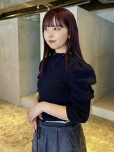 stylist:藤井　美歩【小顔見え顔まわり×透明感カラー。着付けもできます。】