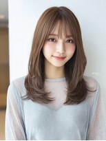 リンク(Link Hair&Spa)&nbsp;大人カジュアル/アッシュベージュ/顔周りカット