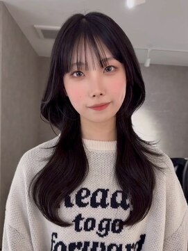 エトワ 中央店(etoi) 大分韓国かき上げレイヤーカット大人レイヤー顔まわりレイヤー