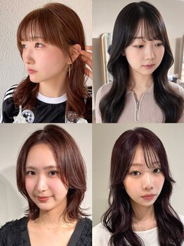 エイム(A-im)の写真/【第一印象は顔まわりで決まる♪小顔見せも叶う前髪&顔まわりカットで"結んでも可愛い"スタイルをご提案*】