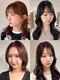 エイム(A-im)の写真/【第一印象は顔まわりで決まる♪小顔見せも叶う前髪&顔まわりカットで"結んでも可愛い"スタイルをご提案*】
