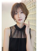 メモリーズ 表参道(Memories) ショートカット×ひし形ショートボブ×前髪あり20代30代40