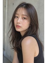 サンク(thank)&nbsp;ココアグレージュナチュラルロングレイヤー