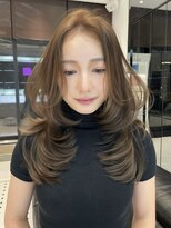 キーン 吉祥寺店(keen)&nbsp;【AYAKA】オリーブベージュ×レイヤーカット/吉祥寺