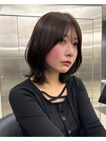 サンドナル 鹿児島天文館(sand NALU)&nbsp;ハッシュカット/グレージュ/デザインカラー[鹿児島天文館]