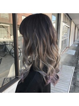 ノア(noa.) グラデーション×裾カラー