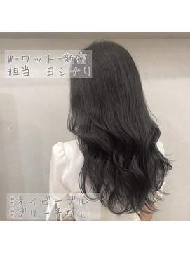 ワット 新宿店 W-ワット-新宿＊ネイビーブルー×韓国カラー