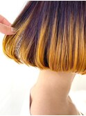 【Zina 銀座中央通り】イメチェン×イエローショートボブ