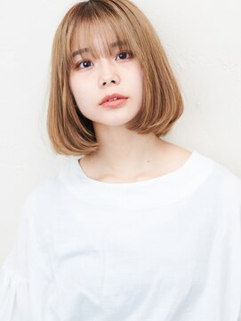 ヘアリゾート粋 ウナム 新宿東口店(enam) ハイトーンカラー/ボブ/内巻きボブ/切りっぱなしボブ