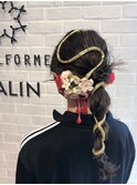 前撮り用ヘアセット