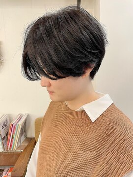 ベック ヘアサロン(BEKKU hair salon) 女性らしいハンサムショート×アッシュブラック