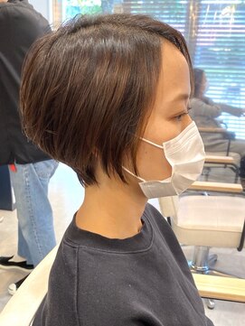 グラッシー センター北店(GLASSI) 【縮毛矯正なら坂田にお任せ下さい！】小顔コンパクトショート