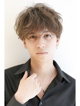 カライングドゥ(ing deux) スーツ短髪ツーブロック束感モテる黒髪シークレットパーマ流行