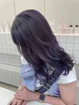 リル(re'll) 《花屋併設》ハイライトラベンダー寒色系カラー波巻き◎20代30代