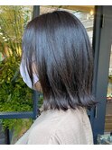 【藤田】髪質改善でつくる外ハネボブ×オリーブベージュ