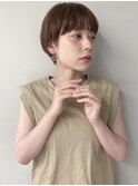 30代　マッシュショート　ショート　ショートカット　青山　小顔