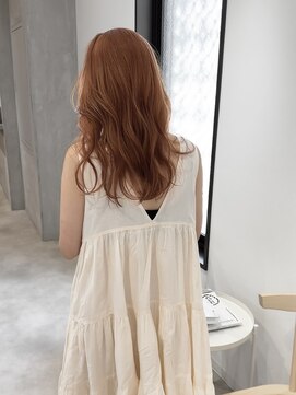 ヨーク(YOKE) YOKE ハイトーンオレンジベージュブリーチカラー