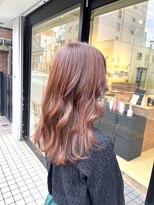 エスト 小倉(est)&nbsp;ハイライト/オレンジベージュ/セミロング/髪質改善/秋カラー