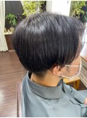 ツーブロックセンターマッシュ