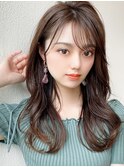 大人かわいい似合わせカット/ふんわりカール/こなれミディ/新宿