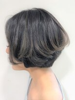 アズール 草加(azule) 30代40代大人かわいいヘアショート,白髪ぼかしハイライト/草加駅