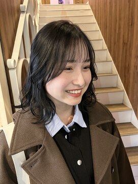 アヴァンス 天王寺店(AVANCE.) ブルーブラック×透明感