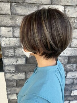 ライズ バイ レボ 柏店(RISE by REVO) イメチェン/似合わせカット/フルバング/レッドブラウン/柏