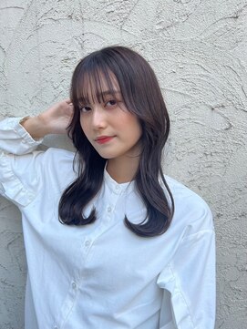 ロンドルーチェ 心斎橋(Lond luce) 大人ガーリー×ミディアムレイヤーカット【心斎橋/髪質改善】