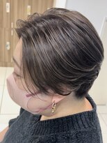 アッシュ 鶴ヶ峰1号店(Ash)&nbsp;【白髪ぼかし】ショート　【鶴ヶ峰/白髪ぼかし/ハイライト】