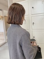イノセントヘア(innocent.hair) ミルクティーベージュレイヤーボブ