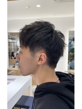 ステアケース 武蔵小杉店(stair:case) メンズナチュラルパーマ/ツーブロックマッシュ短め/ビジネスOK