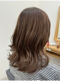 ミルクティーベージュダブルカラーケアブリーチインナーカラー